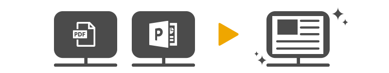 教材変換イメージ